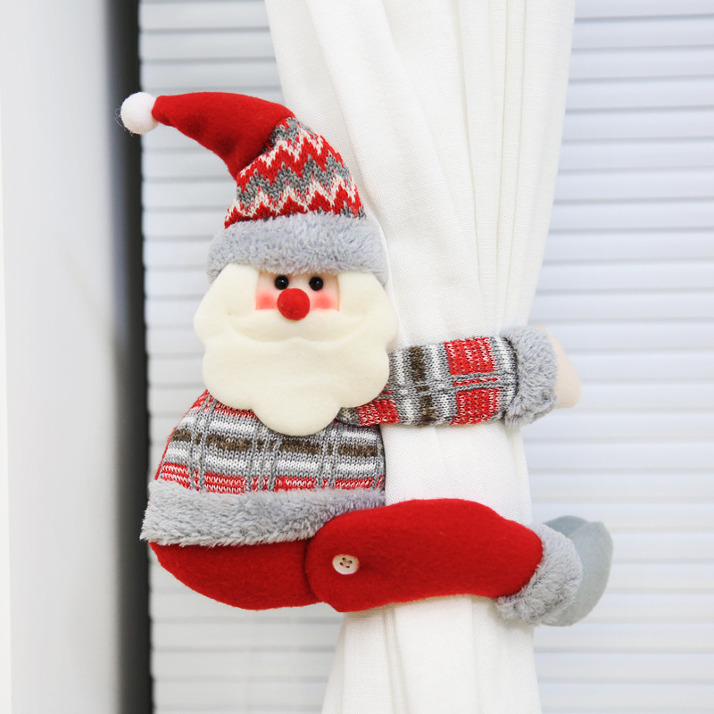 1 Piece Christmas Cartoon Doll Curtain Buckles Picture3