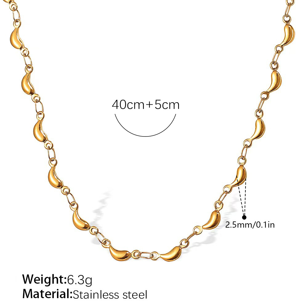 XL416G gold necklace Picture11