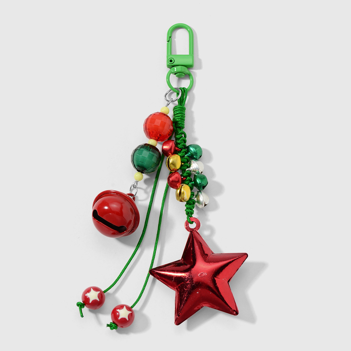1 red bell star keychain Picture3