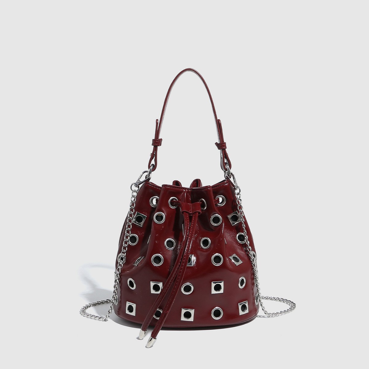1 Piece Luxurious Fashionable and Classic Rivet Women's Shoulder Bags