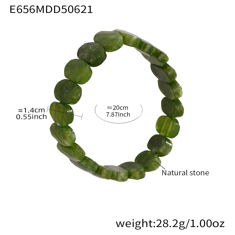 E656-Dark green bracelet Picture8
