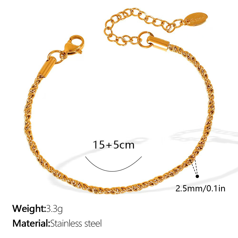 SL106G gold bracelet 