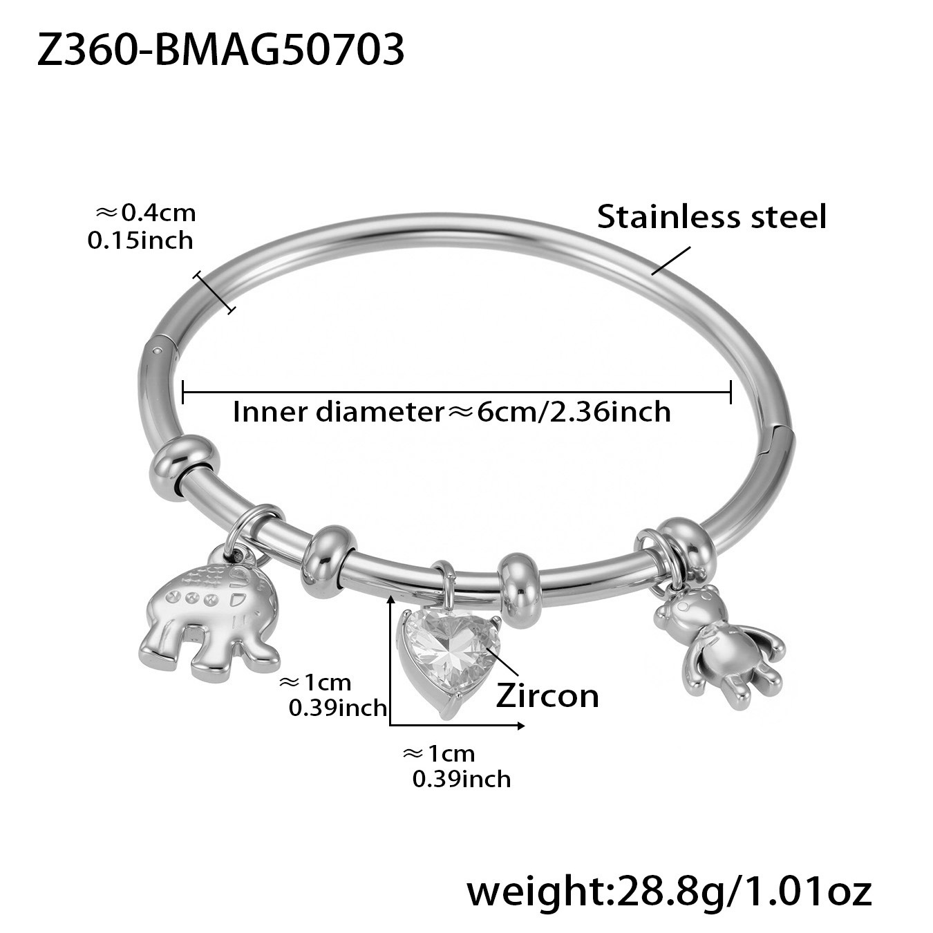 Z360-Steel DIY Accessory Bracelet-Type B Picture4