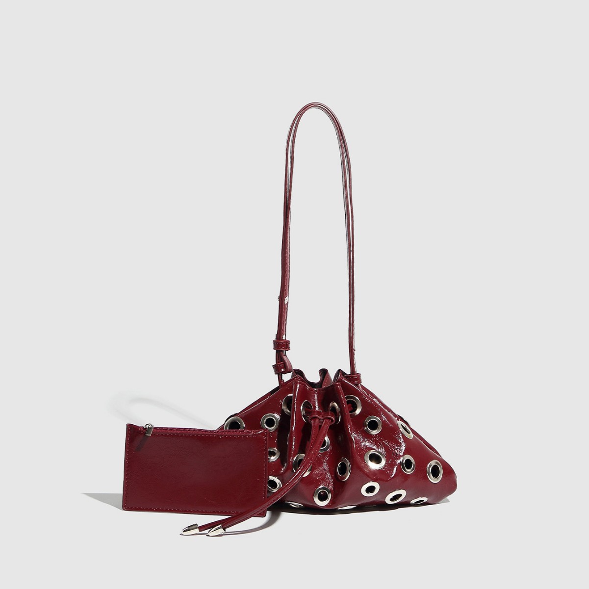 1 Piece Luxurious Series Classic Rivet PU Women's Shoulder Bags thumbnail 2