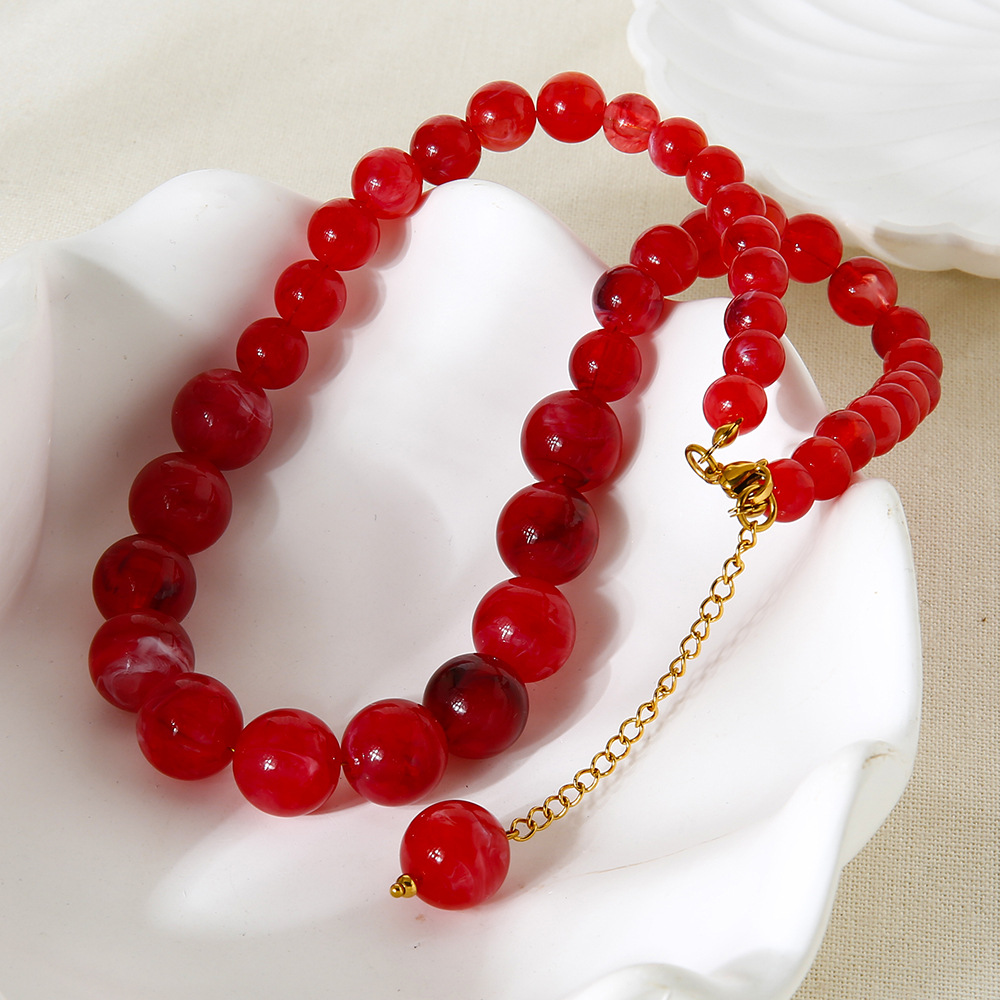 1 Piece Acrylic Beads Necklace Picture2