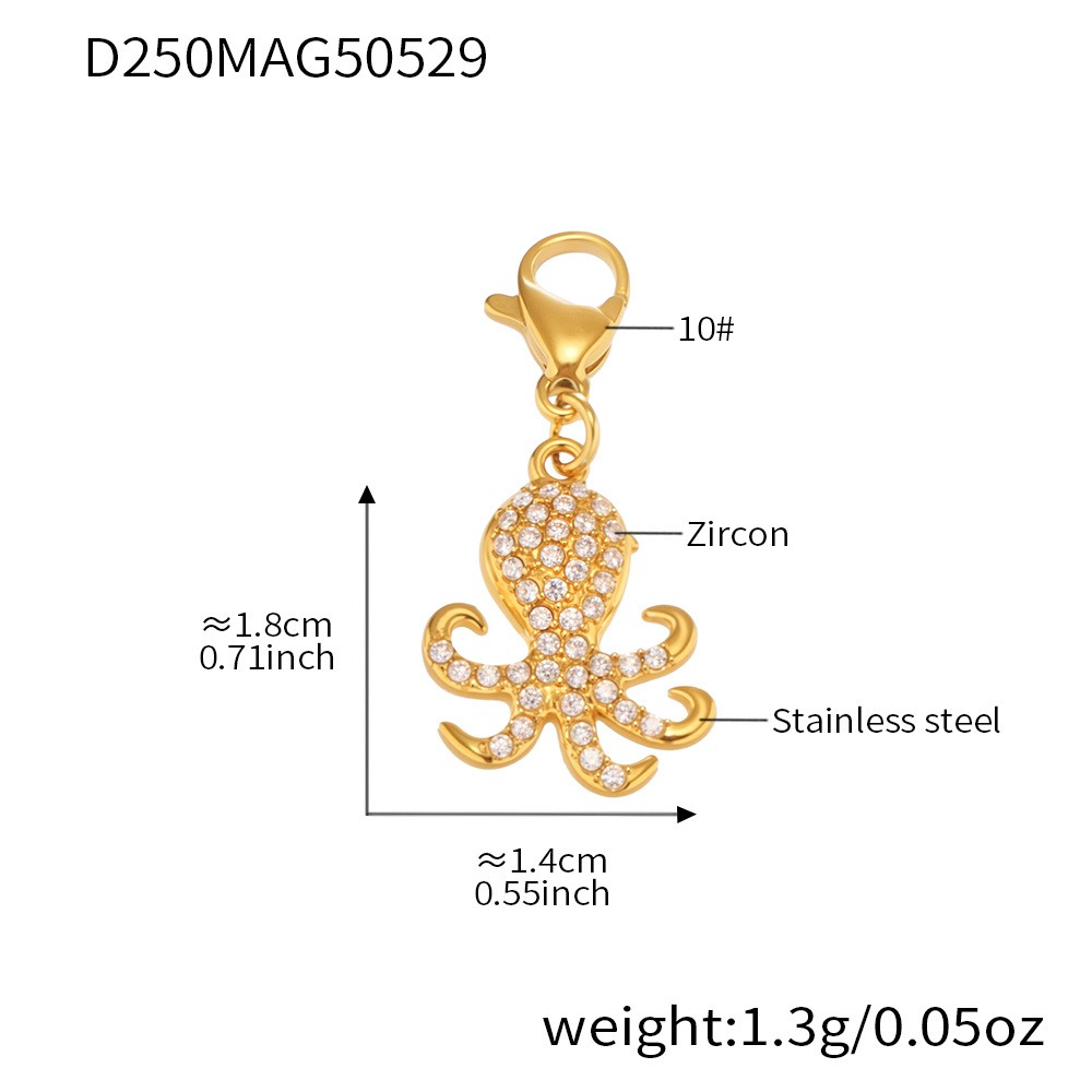 D250-Golden Octopus Pendant 1 Picture11