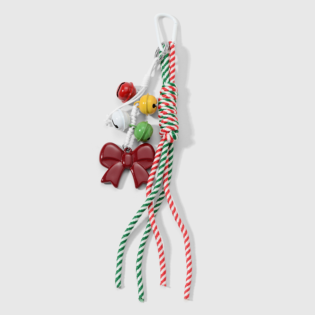 1 multi-color bell bow keychain Picture2