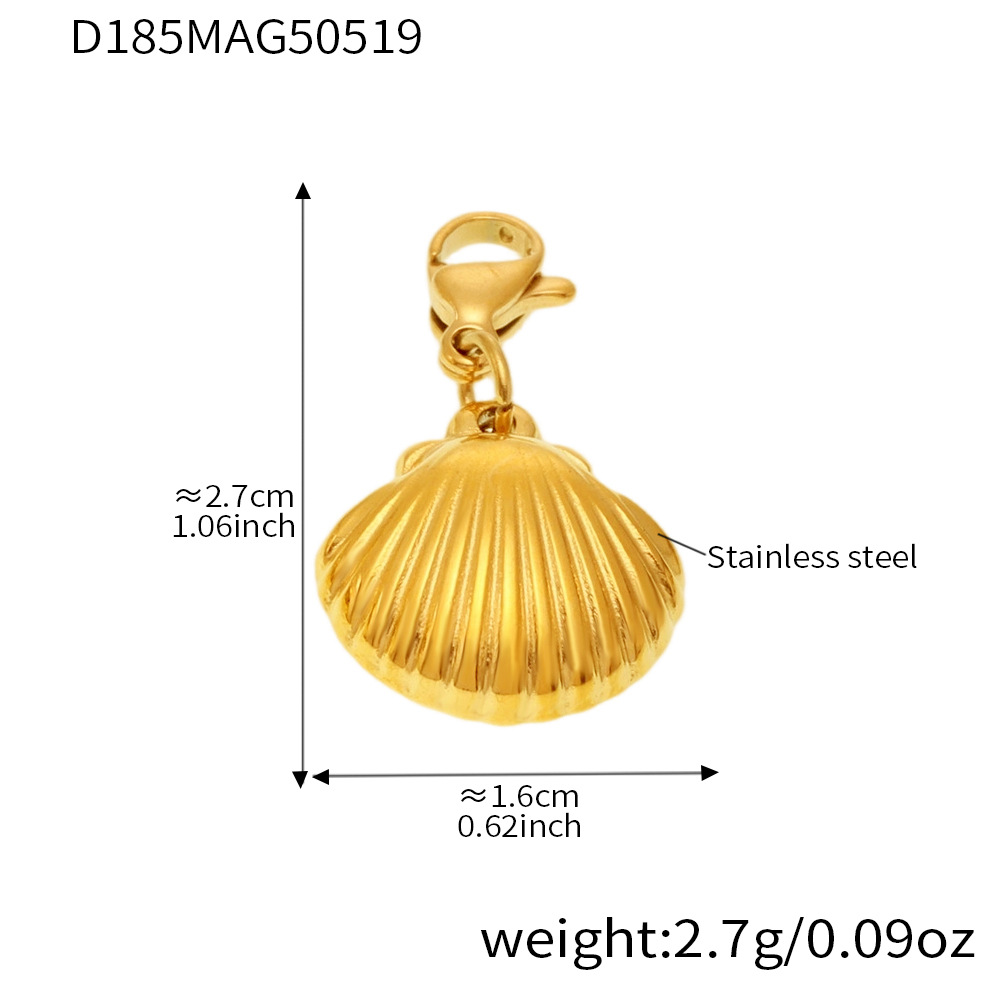 D183-2 gold shell pendants Picture5