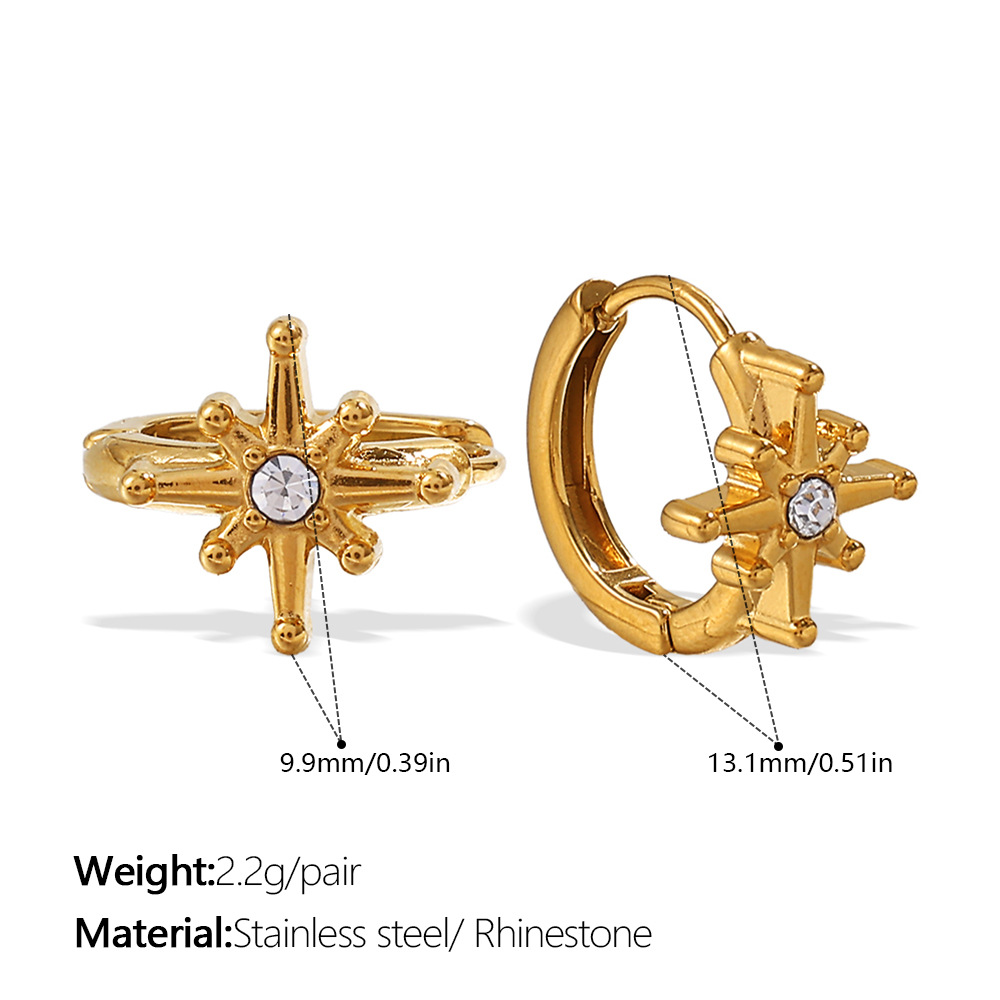 EH1178WEG Gold Small Earrings Picture4