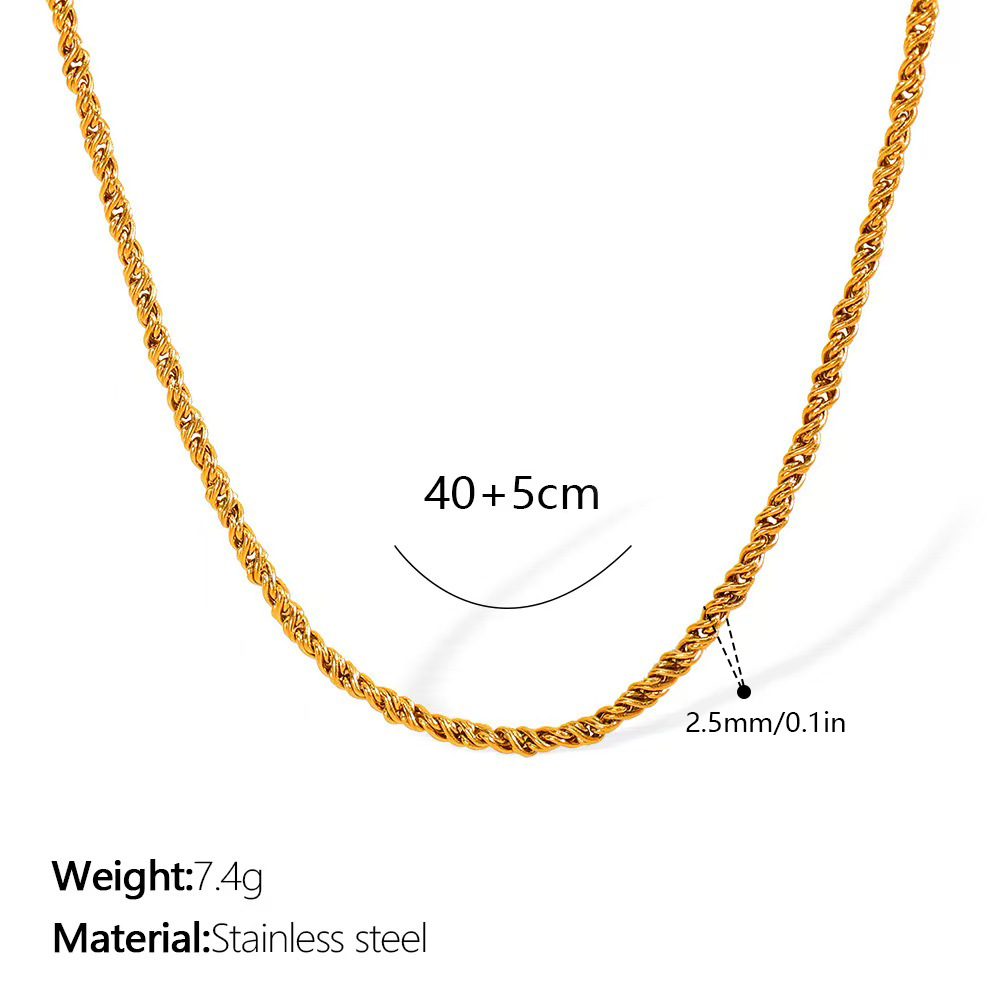 XL321G gold necklace Picture9