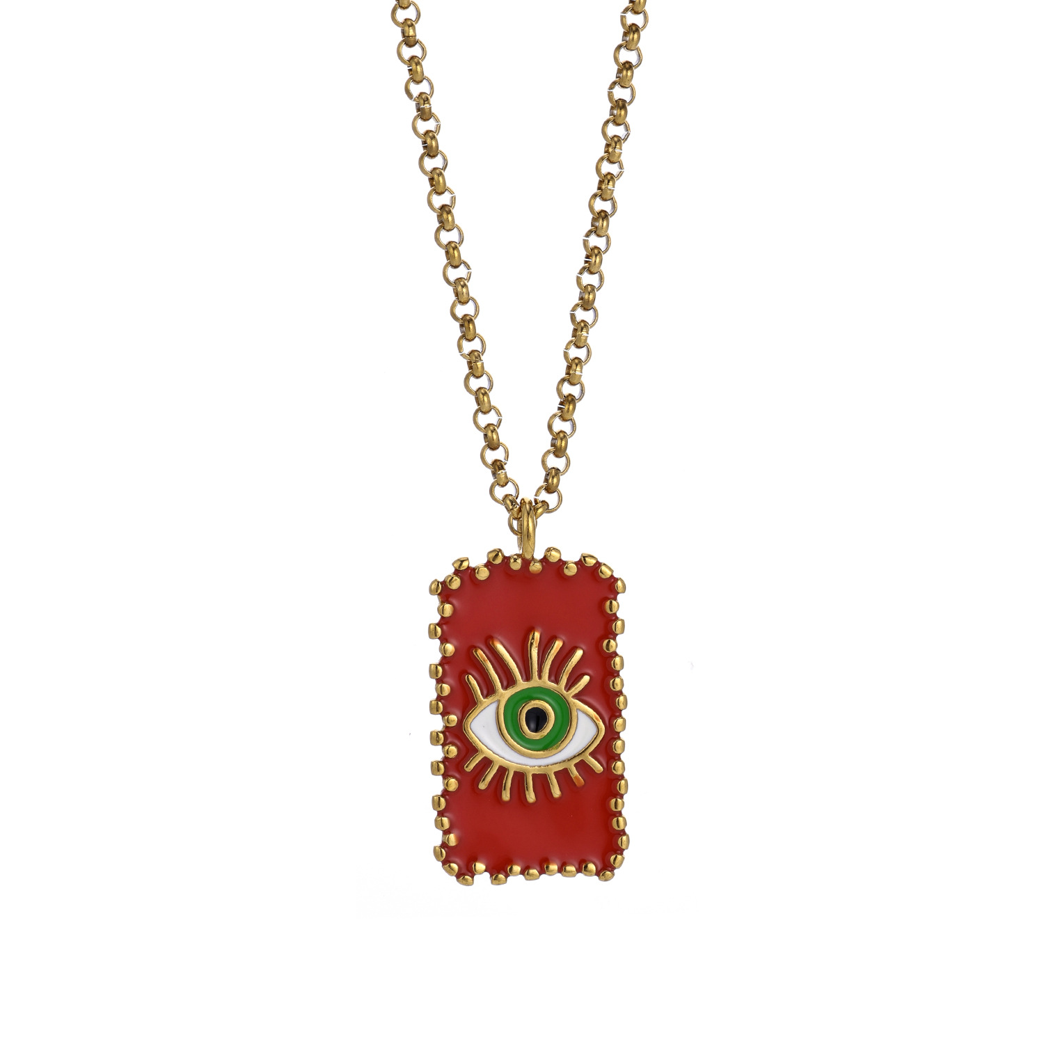 1 Piece Classic Tarot Stainless Steel Gold Color Women's Pendant Necklaces Picture5