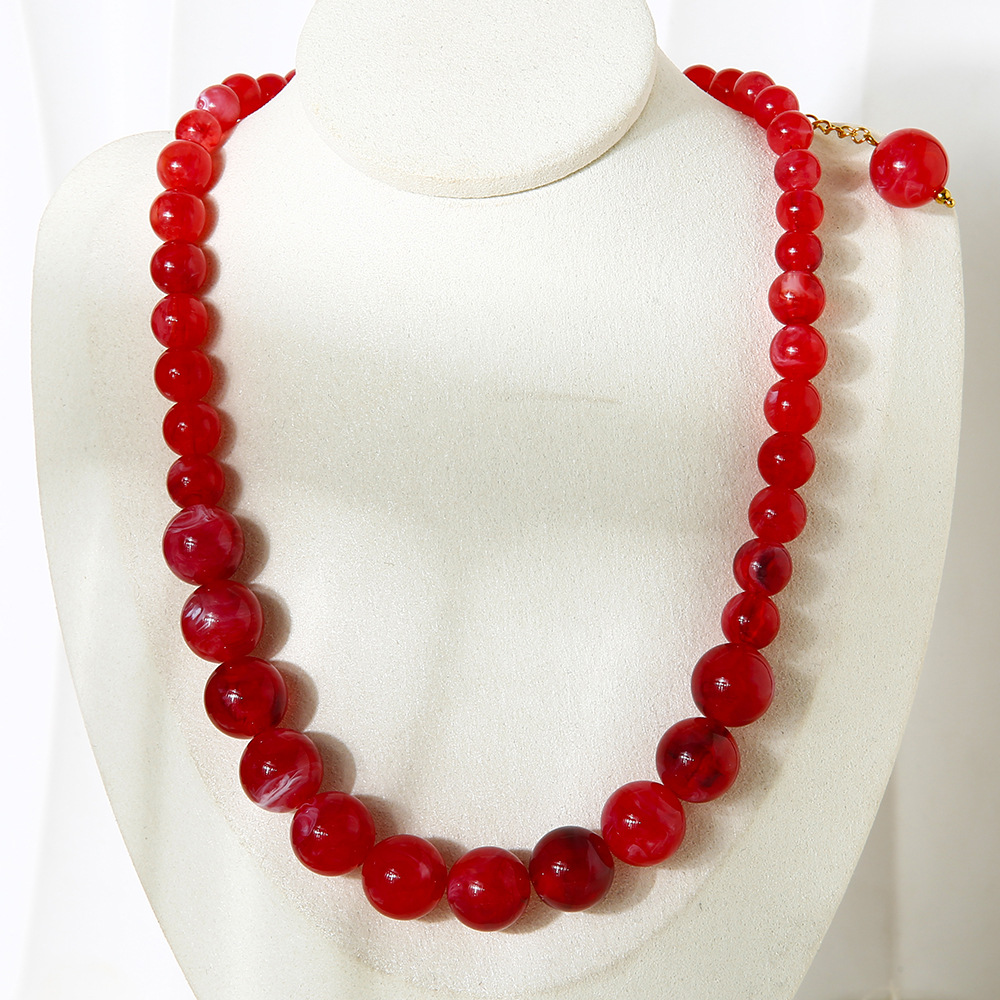 1 Piece Acrylic Beads Necklace Picture4