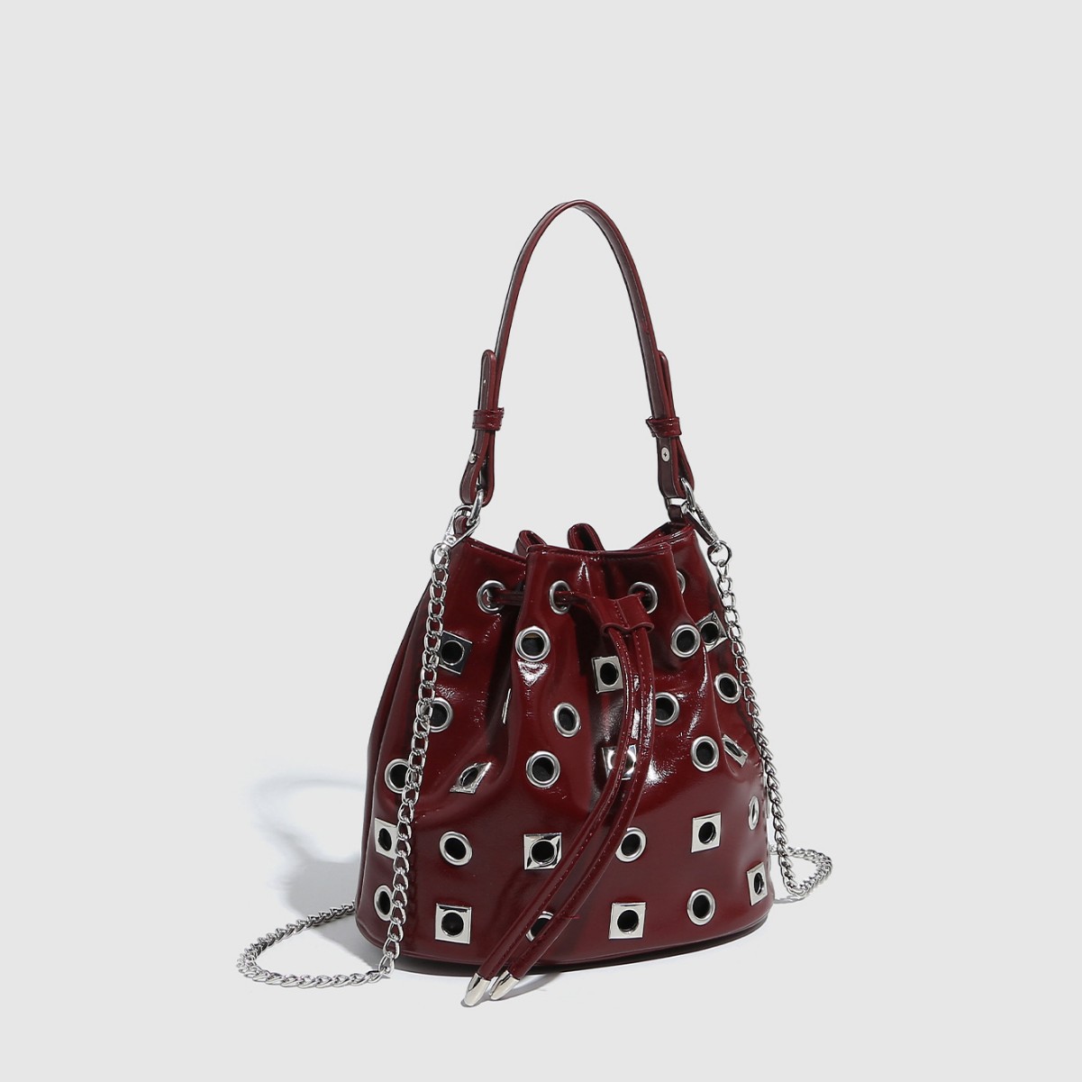 1 Piece Luxurious Fashionable and Classic Rivet Women's Shoulder Bags h5 Picture3