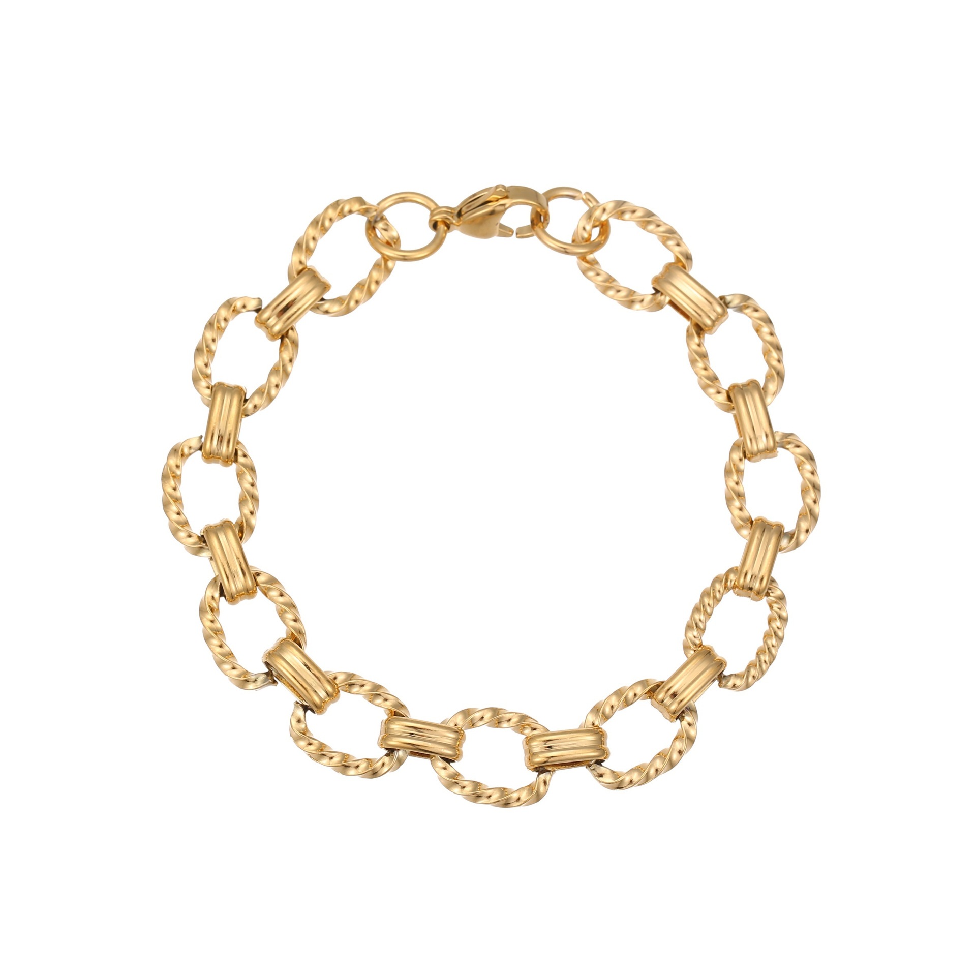 1 Piece Simple Series  Chain Stainless Steel Women's Chain Bracelets Picture5