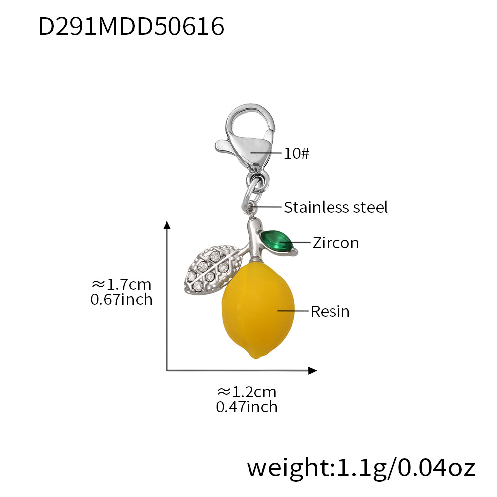 D291-Steel Lemon Pendant Picture7