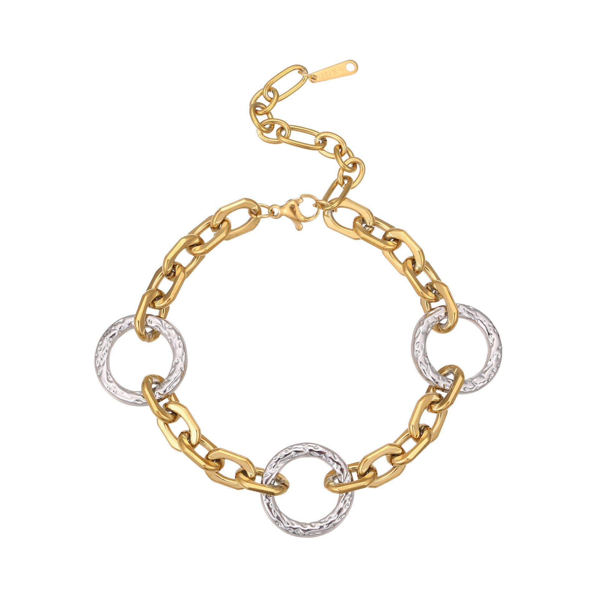 1 Piece Casual Mixed Color Chain Stainless Steel Women's Chain Necklaces h5 Picture5