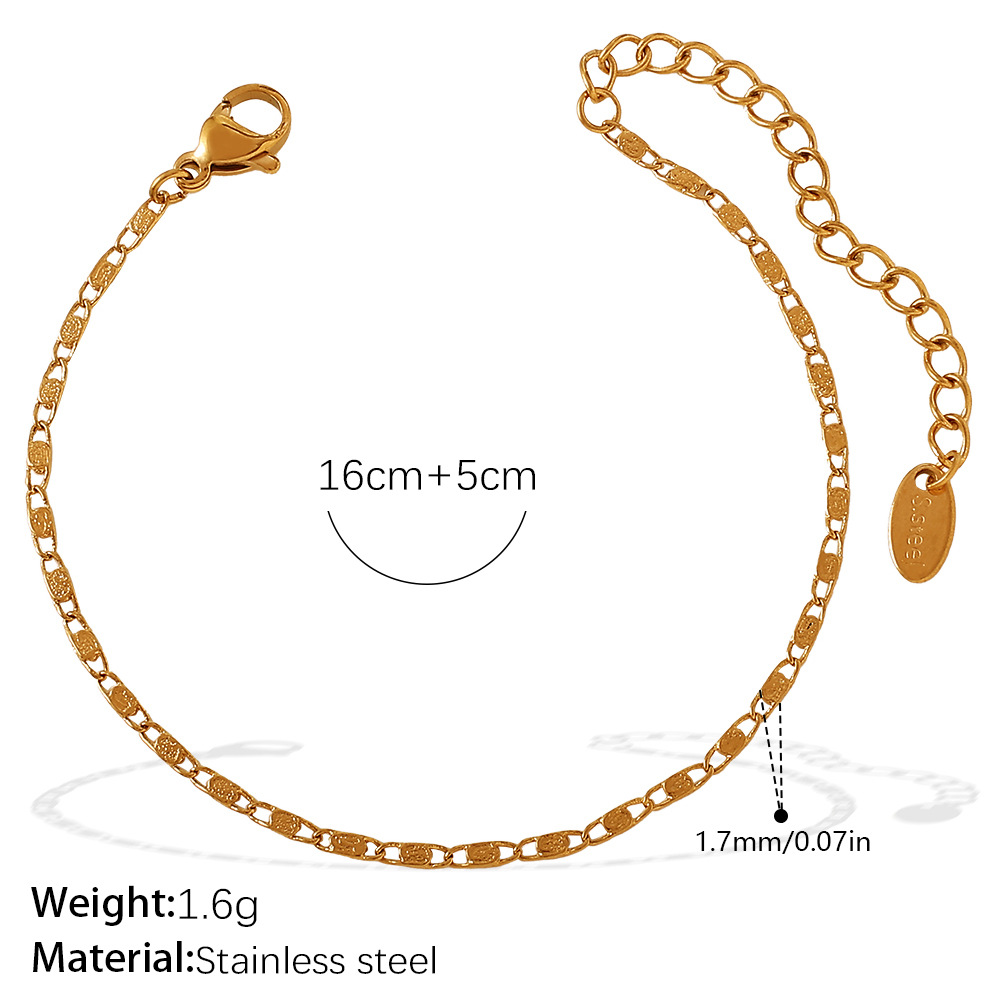 SL387G gold bracelet Picture7