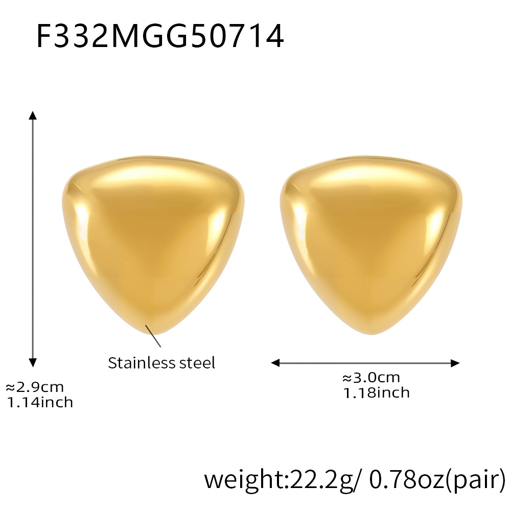F332-Gold Earrings 