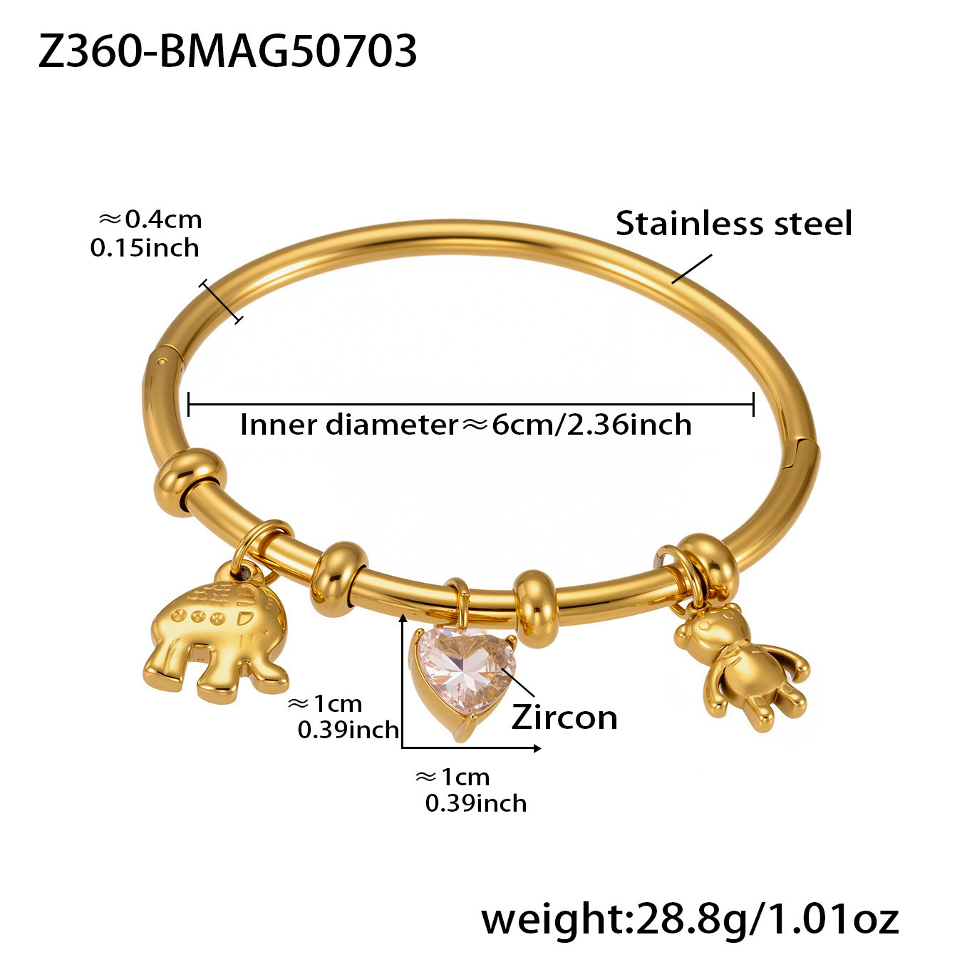 Z360-Gold DIY Accessories Bracelet-Type B Picture3